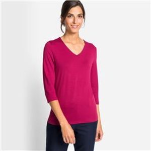 Whbm raspberry pink blouse